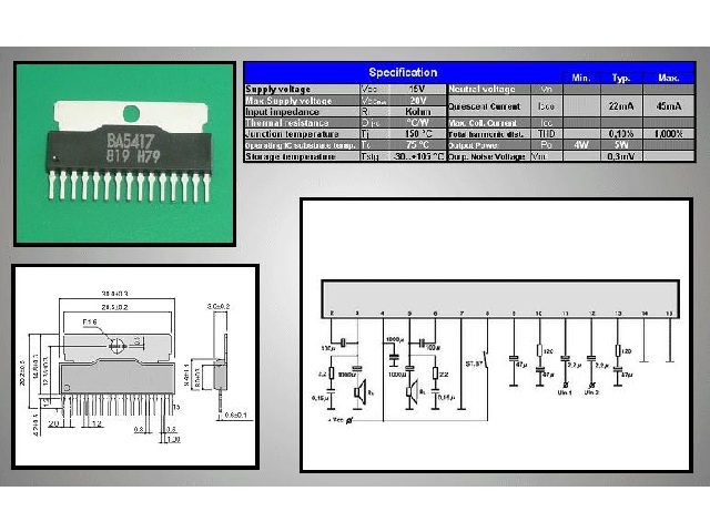 Circuit intégré BA5417