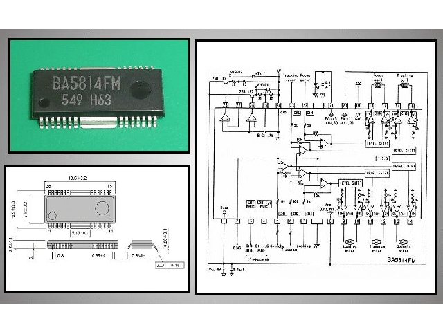 Circuit intégré BA5814FM