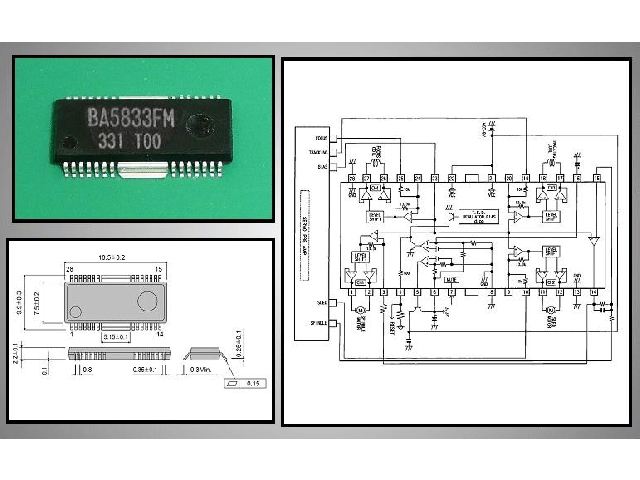 Circuit intégré BA5833FM