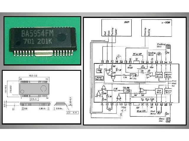 Circuit intégré BA5954FM