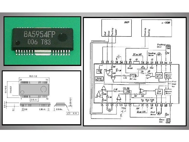 Circuit intégré BA5954FP