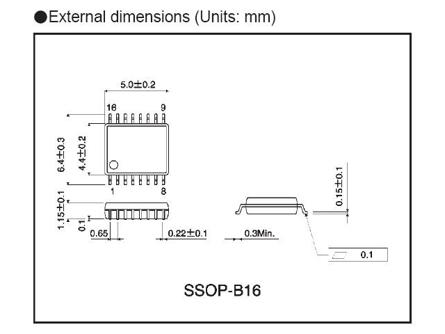 Circuit intégré BA9743AFV