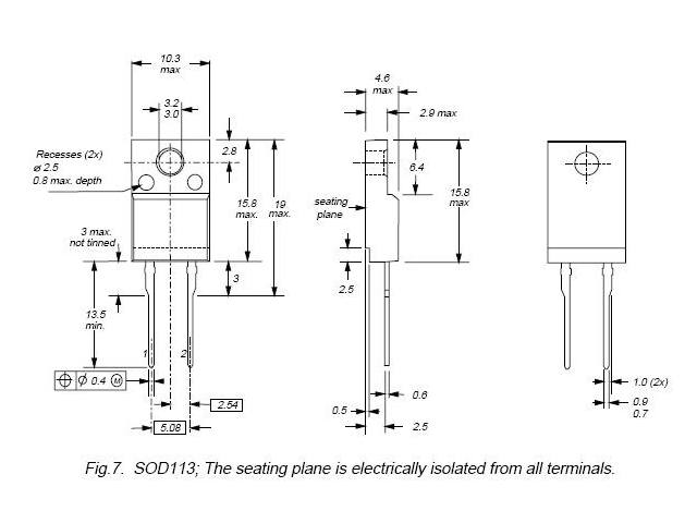 Diode BY329X-1200