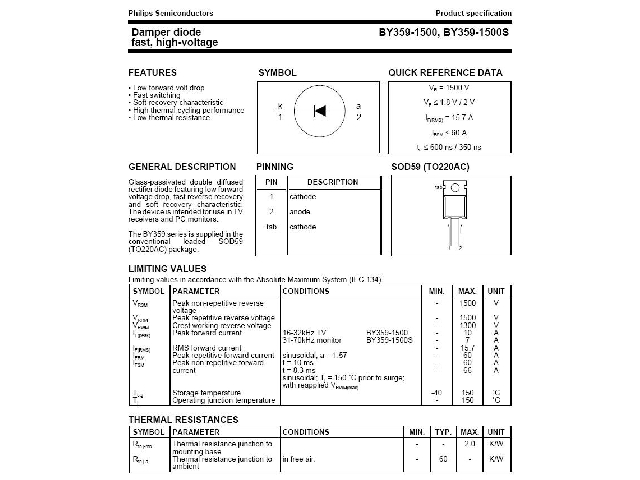 Diode BY359-1500