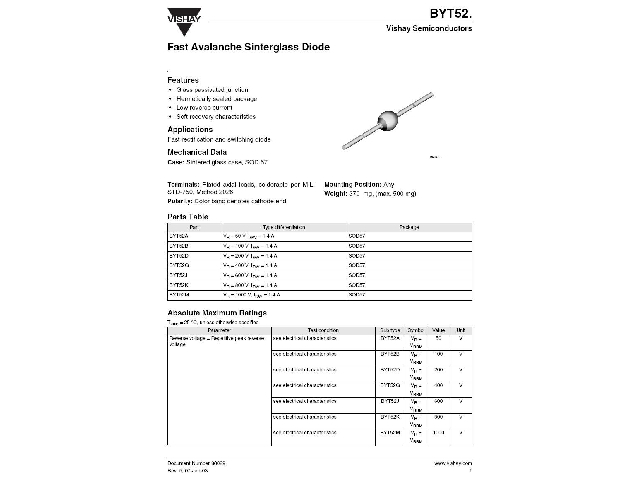 Diode BYT52G