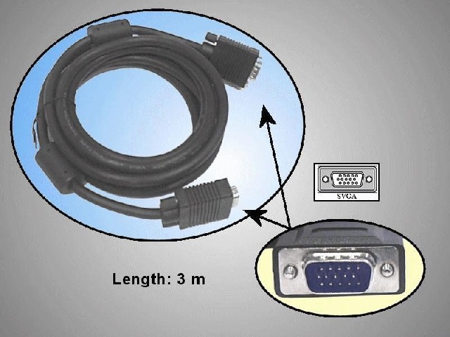 Câble moniteur SVGA CABLE-173F-3
