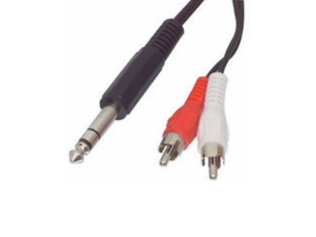 Câble audio Jack 6.3mm mâle stéréo CABLE-413-1-5