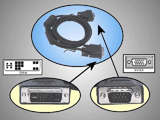 Câble moniteur DVI CABLE-DVIA-VGA