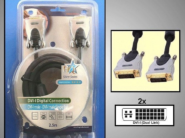 Câble moniteur DVI CABLE-DVIS-02G