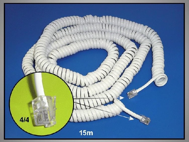 Câble téléphonique spirale CABLE-TEL01-15