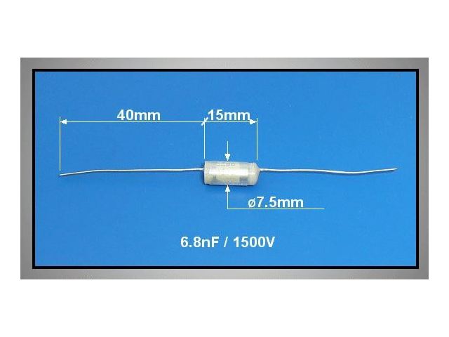 Condensateur 6.8nF 1500V CCAP6-8NF1500V
