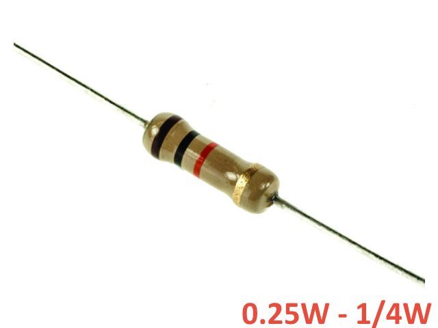 Résistance 10 Ohms 1/4W CFR1-4W-10R