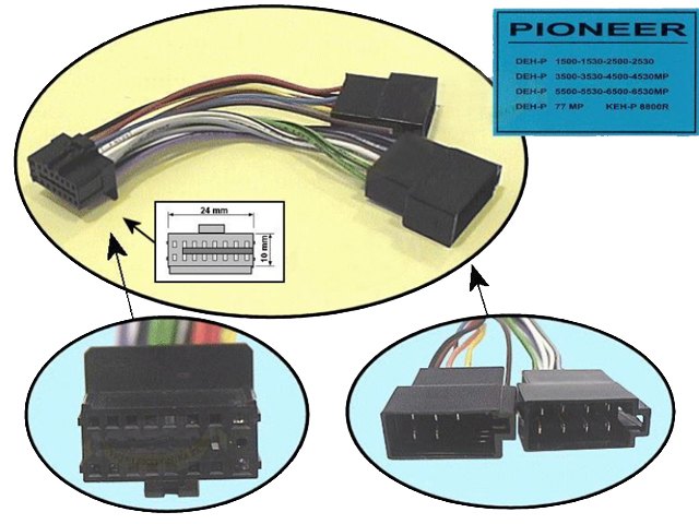 Connecteur autoradio Pioneer CONN-CAR0343-I