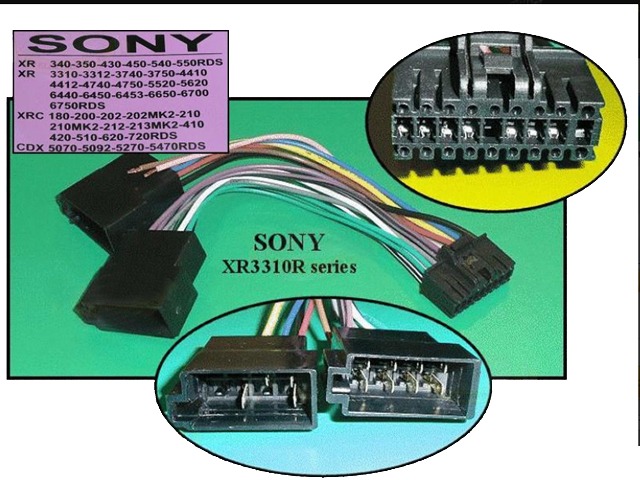 Connecteur autoradio Sony CONN-CAR0363-I