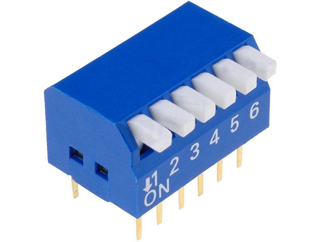 Micro-interrupteur DIL DS-06P