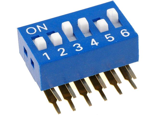 Micro-interrupteur DIL DS-06V