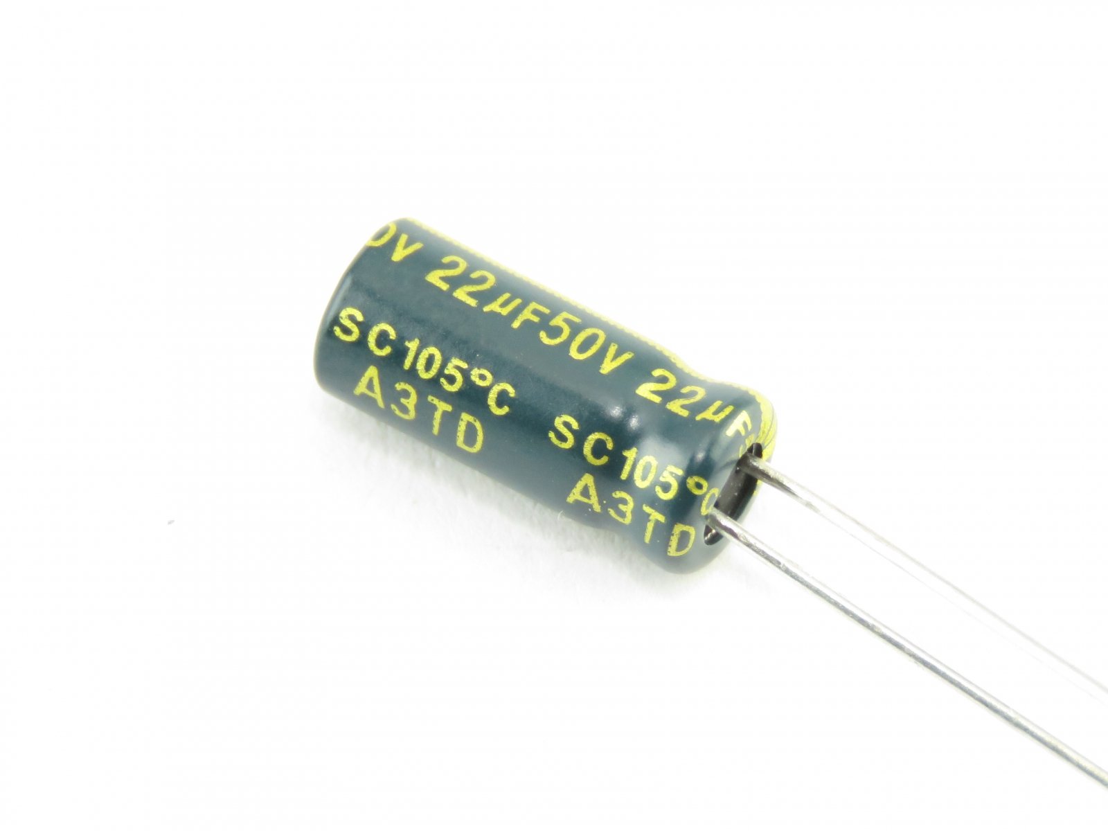 Condensateur chimique 22uF 50V DSC226M050S1ACC11K (image 3/4)