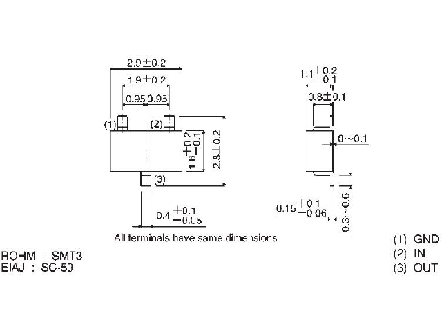 Transistor DTA114EK