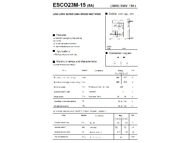 Diode ESCO23M-15