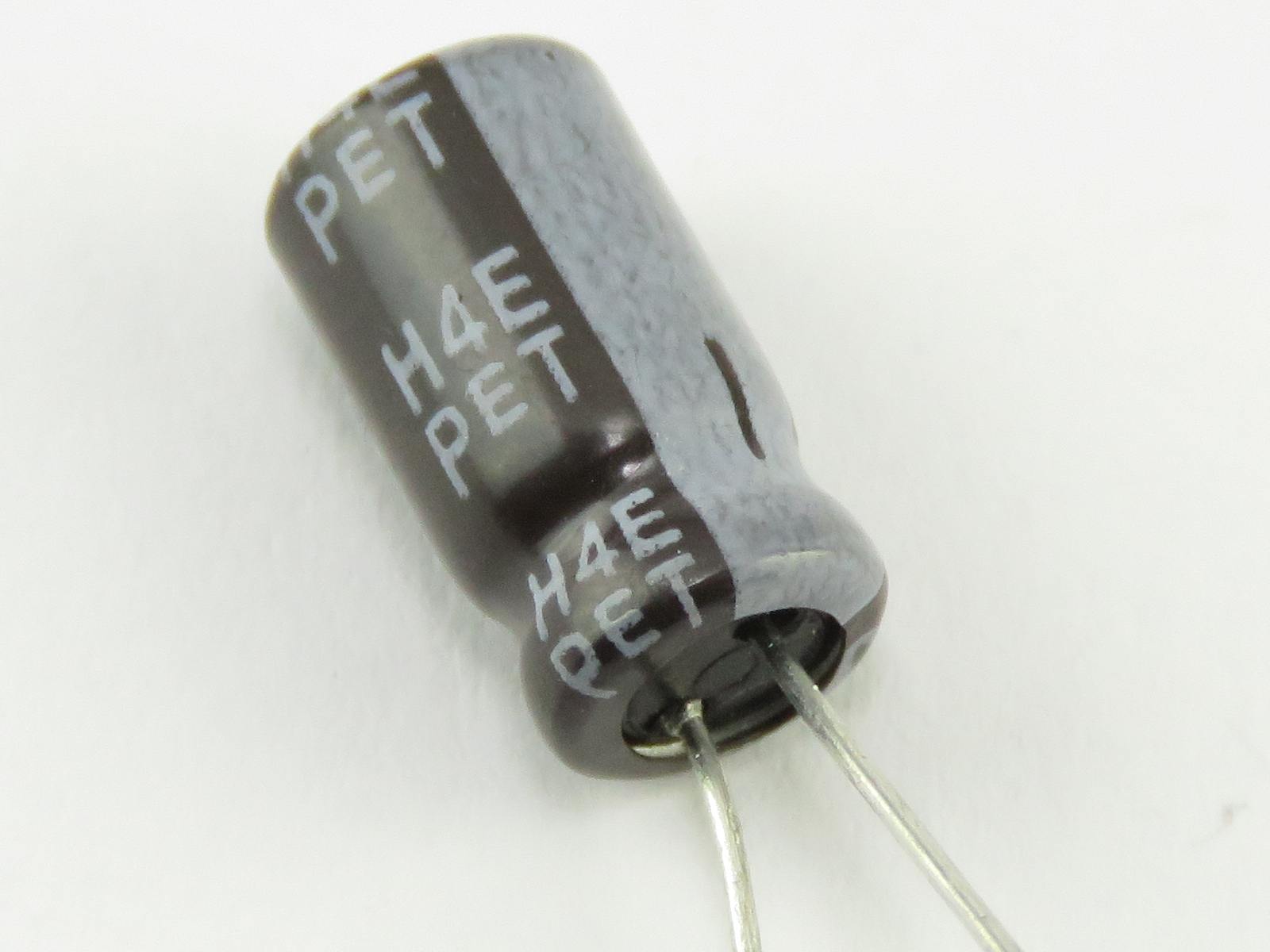 Condensateur chimique 47uF 63V ESM476M063S1A5E110 (image 2/2)