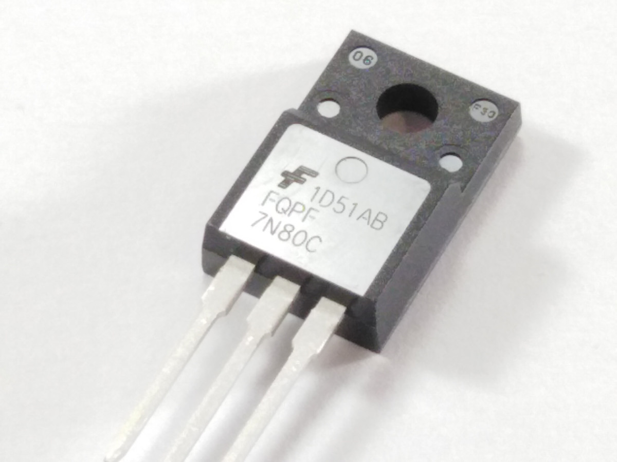 Transistor FQPF7N80C