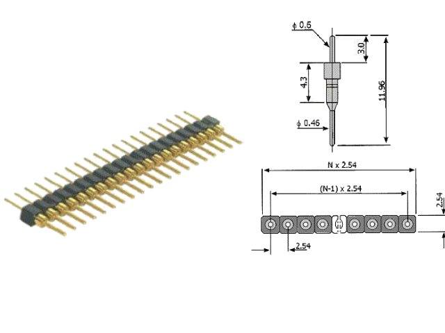 Support circuit intégré 20 pins IC-P-20P