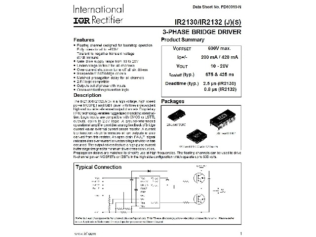 Circuit intégré IR2132