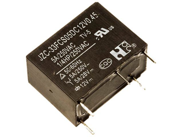 Relais 12V JZC-33FCS5DC12V0-45