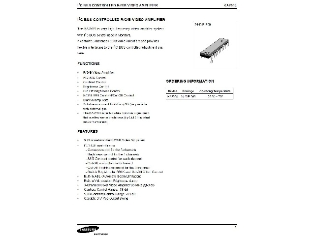 Circuit intégré KA2504