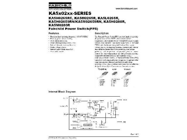 Circuit intégré KA5M0265R-T