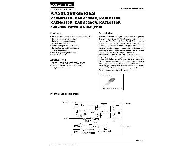 Circuit intégré KA5M0365R-T