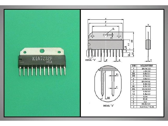 Circuit intégré KIA7232P