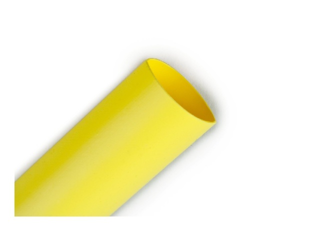 Gaîne thermorétractable 6.4mm jaune KKYE-6-4