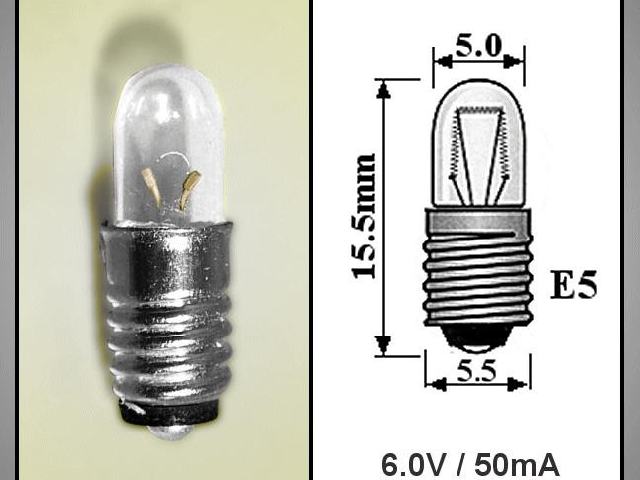 Ampoule 6V LAMP6-0V-50MIS