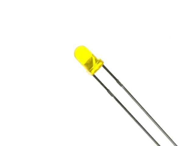 LED ronde jaune 3mm LED3-Y-BLIN