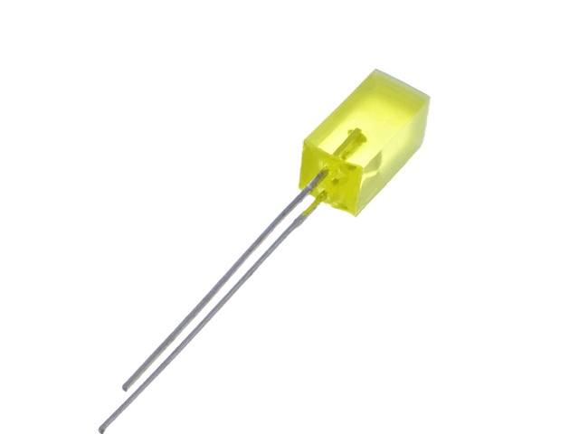 LED ronde jaune 5x5mm LED5-Y-SQUA
