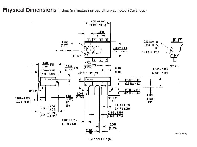 Circuit amplificateur opérationnel LF355N