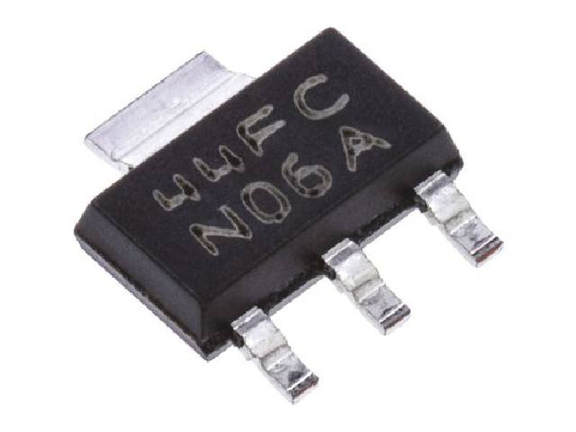 Circuit régulateur de tension positive LM1117MP-5-0
