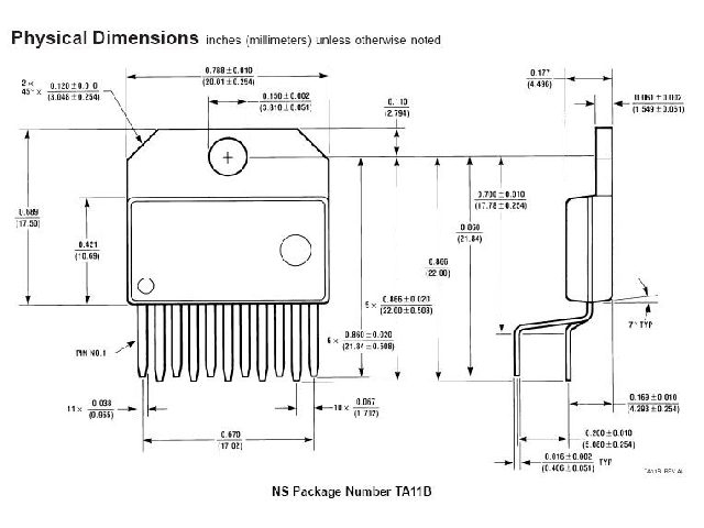 Circuit intégré LM2463TA