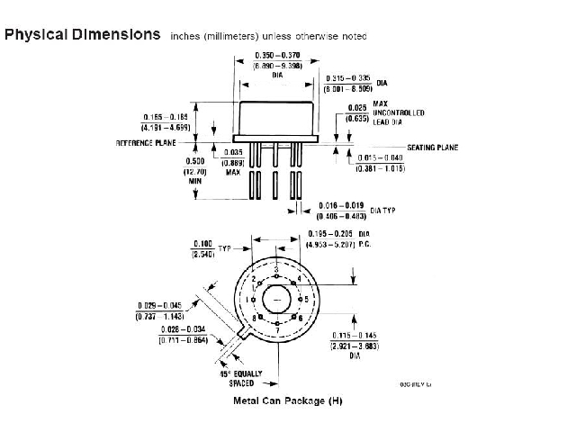 Circuit amplificateur opérationnel LM310T