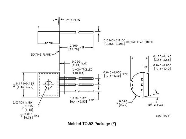 Capteur de température LM335Z-NSC