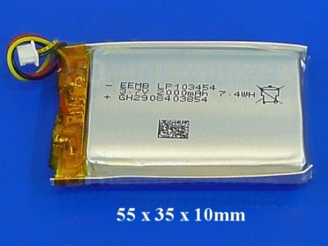 Accumulateur Polymère LP103454-PCM-CTN-LD