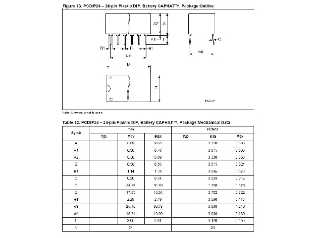 Mémoire RAM statique M48Z02-70PC1