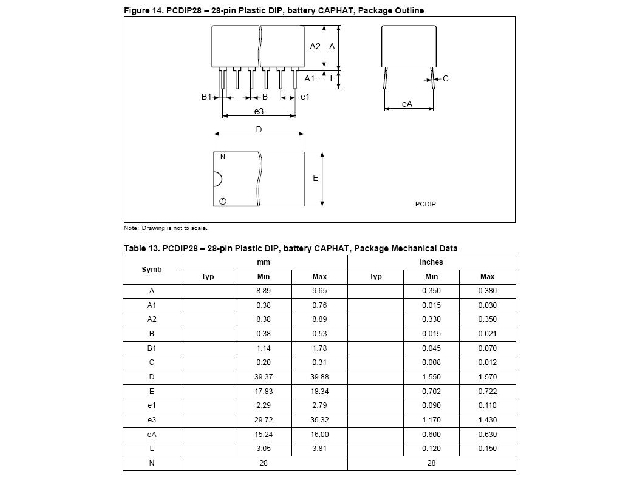 Mémoire RAM statique M48Z58Y-70PC1