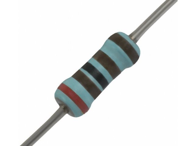 Résistance 15.4 Ohms 0.6W MF0207-15R4