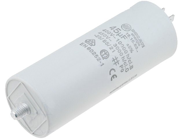 Capuchon plastique de protection Ø45.5 pour condensateur de démarrage