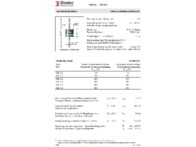 Diode MR828