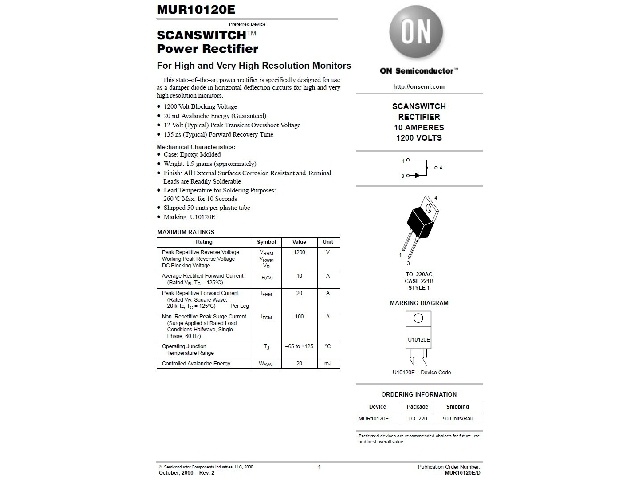 Diode MUR10120E