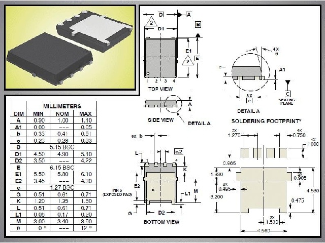 Transistor NTMFS4744NT1G