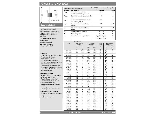 Diode Transil P6KE16A